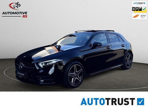 Mercedes-Benz A-klasse 250 eAut. 218PK e AMG Line leder Pano, Auto's, Mercedes-Benz, Bedrijf, Te koop, A-Klasse, 360° camera, ABS