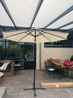 Mooie parasol met ledverlichting, Gebruikt, Kantelbaar, Zweefparasol, 2 tot 3 meter