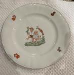 Vintage Kinderbord met afbeelding, Ophalen of Verzenden