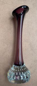 Prachtig vaasje, Zweeds design, jaren '60, Overige kleuren, Ophalen of Verzenden, Minder dan 50 cm, Glas