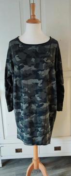 Eva Fashion stretch jurk met print maat 44-46, Eva Fashion, Maat 42/44 (L), Ophalen of Verzenden, Knielengte