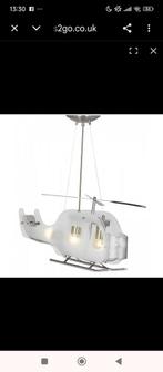 Originele Helikopterlamp Satijnzilver - Kinderkamer, Nieuw, Ophalen of Verzenden, Glas, 75 cm of meer