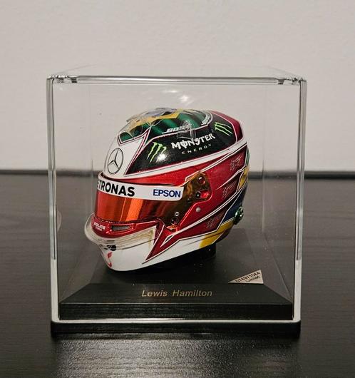 F1 Lewis Hamilton 2019 Brazilië helm schaal 1:5, Verzamelen, Automerken, Motoren en Formule 1, Nieuw, Formule 1, Ophalen of Verzenden