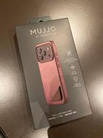 Nieuwe Mujjo Leren iPhone 17 Pro Hoes - Bronze Red, Verzenden, Nieuw, Frontje of Cover