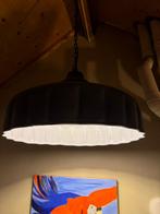 Industriële hanglamp 2 st. Grijs rond 60 cm binnenkant wit, Huis en Inrichting, Lampen | Hanglampen, Ophalen, Nieuw, Industrieel Vintage