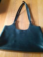 Zwart  leren Emmy Wieleman tas, Ophalen, Zo goed als nieuw, Zwart
