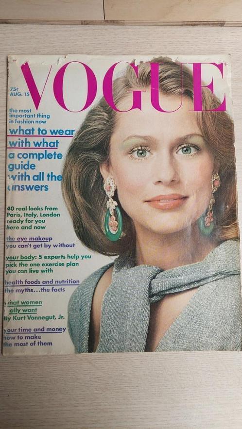 Vogue 15 Augustus 1972 Engelstalig, Boeken, Tijdschriften en Kranten, Gelezen, Muziek, Film of Tv, Ophalen