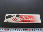 sticker Transparant ADIDAS Joggers, do it in adidas *, Verzamelen, Stickers, Ophalen, Zo goed als nieuw, Bedrijf of Vereniging