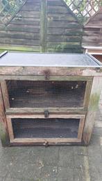 Konijnenhok - Houten verblijf, Ophalen, Gebruikt, 90 cm of meer, Konijn