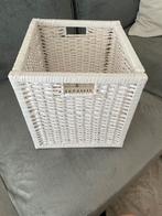 6x Ikea BRANÄS Mand wit, 32x34x32 cm, Huis en Inrichting, Woonaccessoires | Schalen en Manden, Ophalen, Overige materialen, Gebruikt