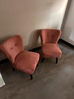 Fauteuil oud roze, 2 stuks, Huis en Inrichting, Fauteuils, Ophalen, Minder dan 50 cm, Minder dan 75 cm, Zo goed als nieuw