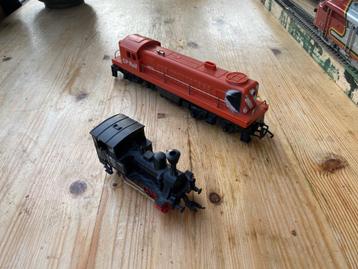 Kleine locomotief en dieselloc voor HO Spoor beschikbaar voor biedingen