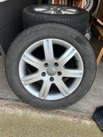 Velgen + winterbanden Dunlop (Audi Q7) + sneeuwkettingen!, Ophalen, Velg(en), Winterbanden, 235 mm