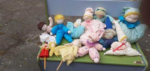 Poppen collectie vrije school antroposofisch waldorf, Kinderen en Baby's, Speelgoed | Poppen, Gebruikt, Overige typen, Ophalen of Verzenden