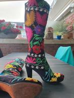 Hoge laarzen desigual-like 37, Kleding | Dames, Ophalen of Verzenden, Zo goed als nieuw, Zwart, Hoge laarzen