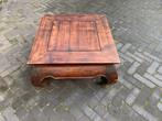 Opiumtafeltje donker hout 60,5 x 60,5 cm, Antiek en Kunst, Antiek | Meubels | Tafels, Ophalen of Verzenden