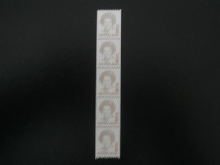 NL 1991-2001; strip 5 rolzegels KONINGIN BEATRIX, Postzegels en Munten, Postzegels | Nederland, Postfris, Na 1940, Verzenden