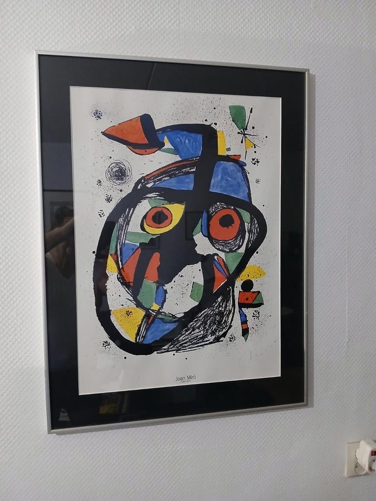 Joan Miró Litho Ingelijst, Ophalen of Verzenden