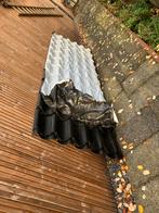 Dakplaat dakpan uitvoering., Doe-het-zelf en Verbouw, Dakpannen en Dakbedekking, Nieuw, Metaal, Grijs, Ophalen