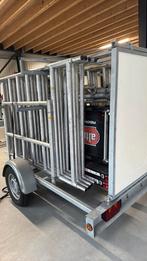 Altrex rolsteiger rs5 op aanhanger 4 fiberdecks 11mtr, Ophalen of Verzenden, Zo goed als nieuw, Rolsteiger of Kamersteiger, 5 meter of hoger