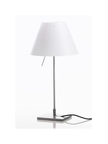 10 x Luceplan Costanzina D13pi Tafellamp Aluminium/Wit beschikbaar voor biedingen