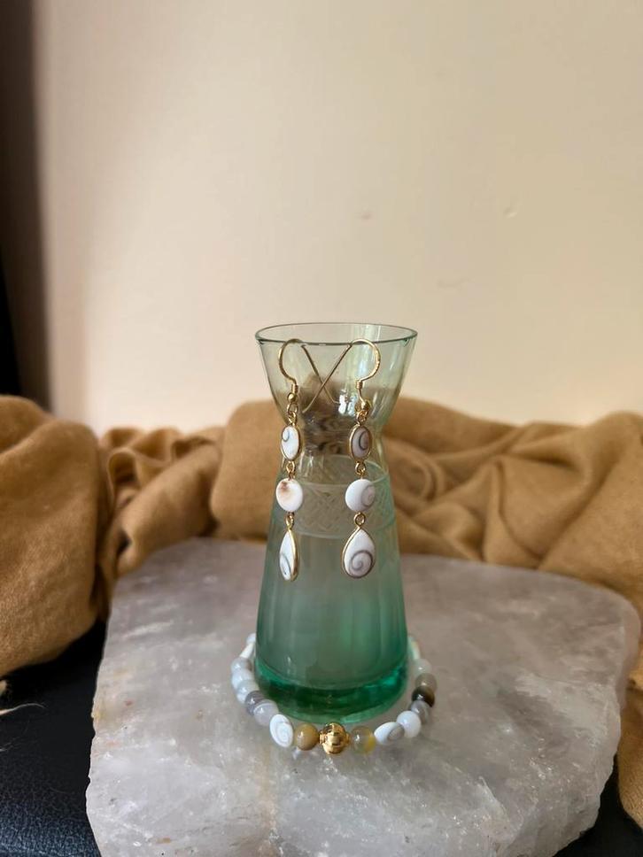 Shiva eye beschermt meditatie liefde manifestatie TIP, Sieraden, Tassen en Uiterlijk, Oorbellen, Nieuw, Hangers, Zilver, Met edelsteen