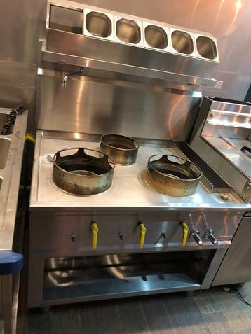 2x 3 pits wokfornuis beschikbaar voor biedingen