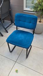 Slede stoelen / set 2 stuks blauw, Ophalen, Zo goed als nieuw, Blauw