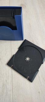 2 kleine boxen om CD's op te bergen, Huis en Inrichting, Woonaccessoires | Cd- en Dvd-rekken, Kunststof, Minder dan 25 discs, Ophalen of Verzenden