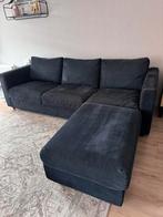 Zwarte Vimle 3 zitsbank ook als hoekbank te maken, Huis en Inrichting, Banken | Sofa's en Chaises Longues, Ophalen, Zo goed als nieuw