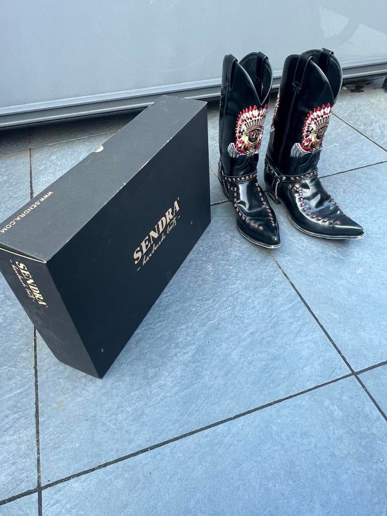 Sendra cowboy laarzen maat 49, Kleding | Heren, Schoenen, Zwart, Boots, Ophalen of Verzenden, Zo goed als nieuw