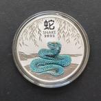 Australië Lunar snake gekleurd 1 ounce zilver (2025), Verzenden, Zilver