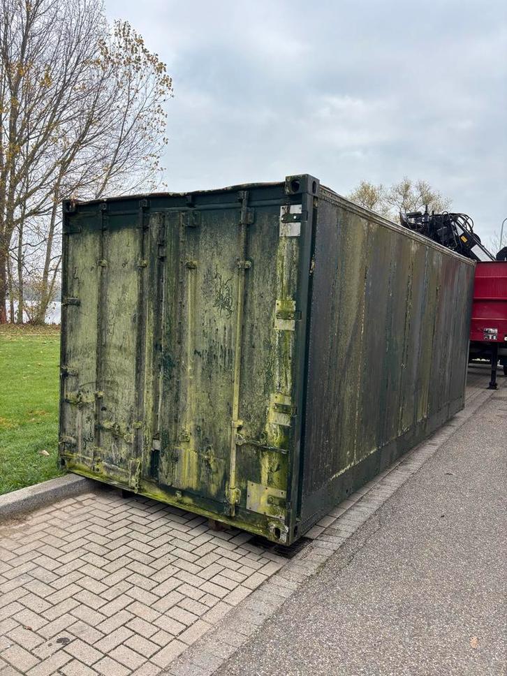 Zeecontainer 6m - Schuilhok/Dierenverblijf, Dieren en Toebehoren, Pluimvee | Toebehoren, Gebruikt, Kippenhok of Kippenren, Ophalen of Verzenden