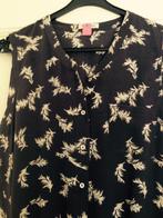 donkergrijze zijden jumpsuit met print Masscob mt 36/34, Ophalen, Maat 36 (S), Grijs, Gedragen