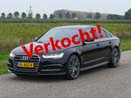 Audi A6 Limousine 1.8 TFSI ultra S line Edition /3X S-Line/C, Gebruikt, Leder en Stof, Zwart, Lichtsensor