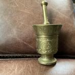 Antieke Koperen Vijzel met Stamper, Antiek en Kunst, Ophalen of Verzenden, Koper