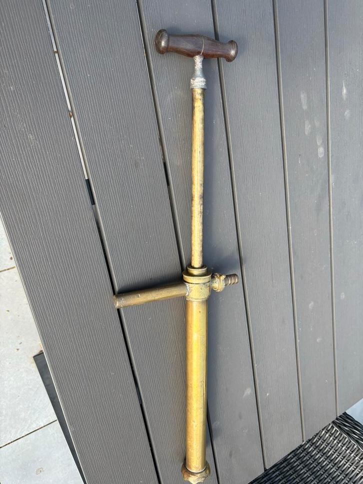 authentieke antieke decoratieve koperen bilgepomp, Antiek en Kunst, Antiek | Koper en Brons, Koper, Ophalen of Verzenden