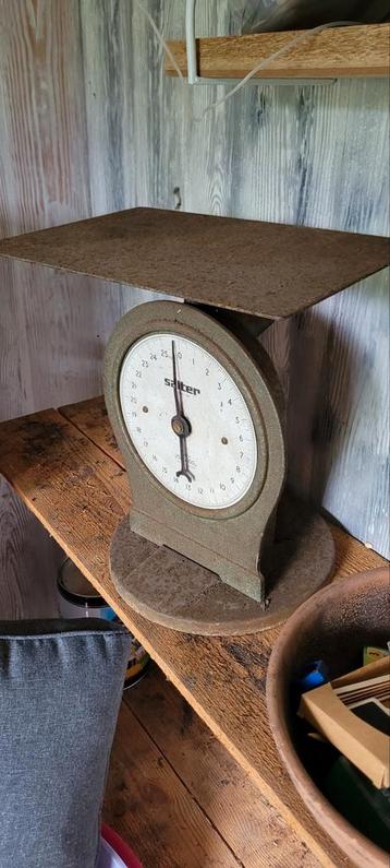 Oude Salter wegschaal te koop beschikbaar voor biedingen