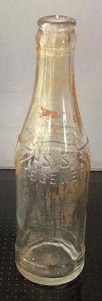 Oud klein limonade flesje SS (Snelle Sprong) De Bron,Tegelen, Verzamelen, Ophalen, Gebruikt, Verpakking