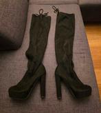 Over de knie laarzen maat 40, Kleding | Dames, Ophalen of Verzenden, Zo goed als nieuw, Zwart, Hoge laarzen