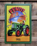 Fendt tractor 1955 reclamebord van metaal wandbord deco, Verzamelen, Reclamebord, Info@deconoord.nl, Deco Noord, Nieuw