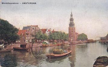 amsterdam montelbaanstoren  boten 1920 beschikbaar voor biedingen