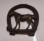 ijzeren hoefijzer met paard, Ophalen of Verzenden