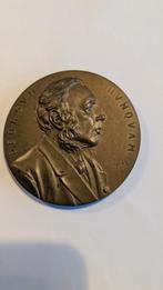 Penning t.g.v. 10 jaar jubileum Mr. S.A. Vening Meinesz,, Ophalen of Verzenden, Brons