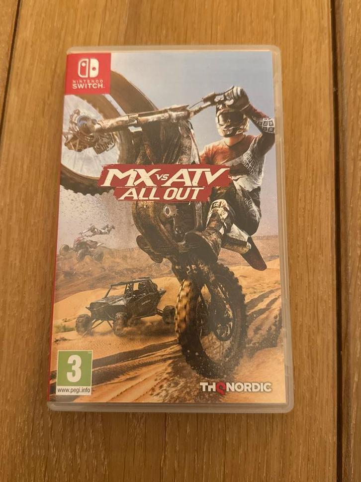 MX vs ATV All Out - Nintendo Switch, Spelcomputers en Games, Games | Nintendo Switch, Zo goed als nieuw, Racen en Vliegen, 2 spelers