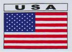 USA vlag sticker #7, Motoren, Accessoires | Stickers