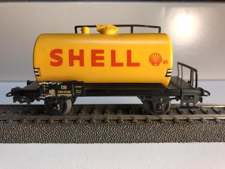 Märklin 4502 H0 Ketelwagon Shell, Hobby en Vrije tijd, Modeltreinen | H0, Gebruikt, Wagon, Wisselstroom, Märklin, Ophalen of Verzenden