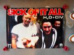 Sick of it All poster SOIA NYHC Madball Cro-Mags H20 CIV, Ophalen of Verzenden, Gebruikt, Poster, Artwork of Schilderij