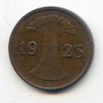 Duitsland 1	Rentenpfennig	1923 F Oplage 160.000 !, Ophalen of Verzenden, Duitsland