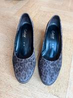 Gabor pumps met luipaardprint, maat G 6, Ophalen of Verzenden, Zo goed als nieuw, Grijs, Pumps